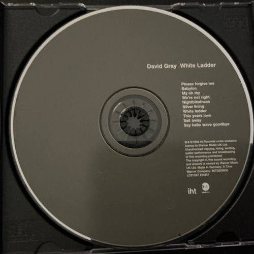 David Gray White Ladder CD used, pop