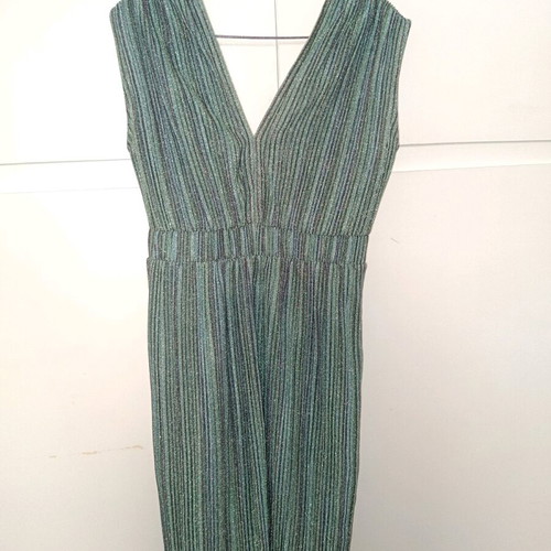 Lurex dress with elastic waist small like new JusTop