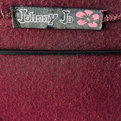 Johnny Jo burgundy blouse size M like new