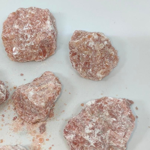 Sunstones pack of 10 like new natural crystals for meditation and jewelry