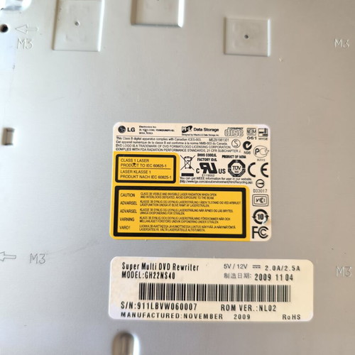 LG Super Multi DVD Rewriter GH22NS40 SATA
