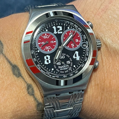 Swatch AG 2007 used, red