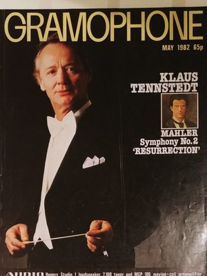 Gramophone Magazine May 1982 used with Klaus Tennstedt