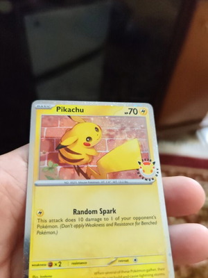 Pokémon Pikachu shiny card new