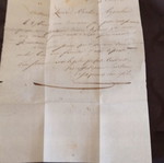 French letter from 1802 used, Napoleonic era