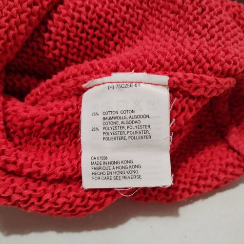 Women's summer short-sleeve sweater red L like new
