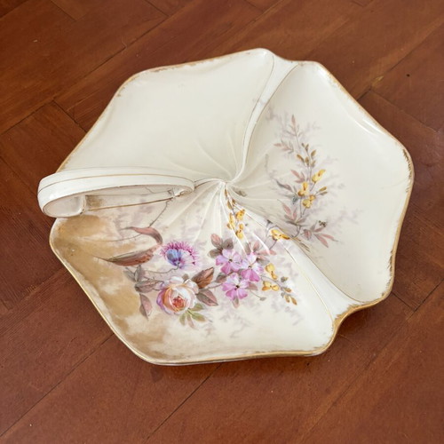 Πιατέλα Limoges Art Nouveau 1900-1920 σαν καινούργια, χειροποίητη ζωγραφική