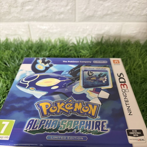 Pokémon Alpha Sapphire Nintendo 3DS new, sealed game with metal case