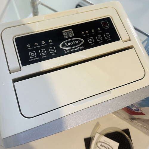 Juro-Pro Diamond 28L dehumidifier used with Panasonic compressor
