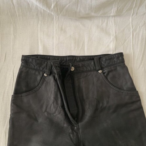 Harley Davidson vintage leather shorts used, size M, black