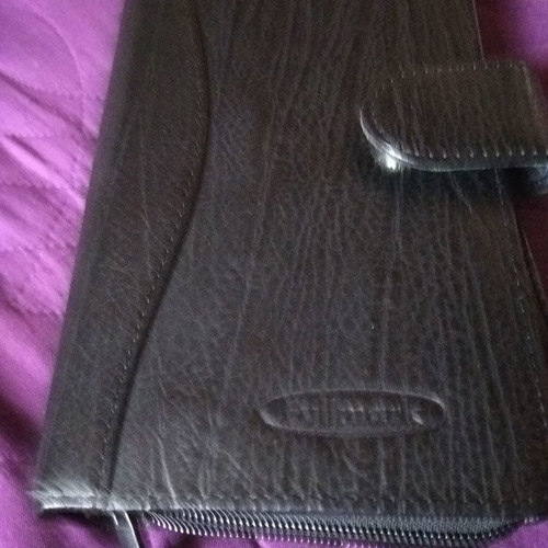 Organizer wallet new, black faux leather with multiple pockets, 20x15 cm