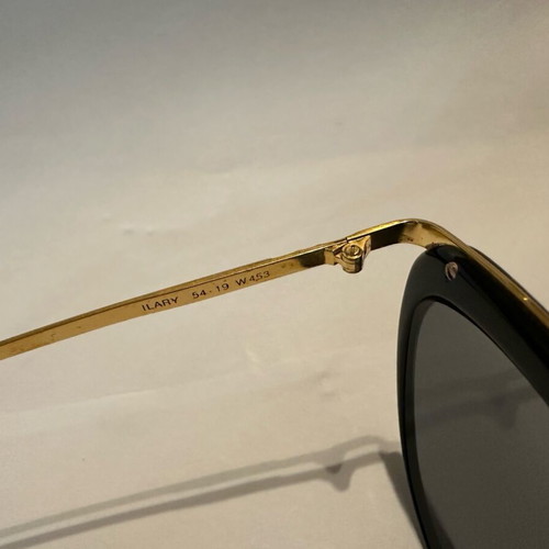 Vogue Ilary Sunglasses new, black and gold frame, vintage style