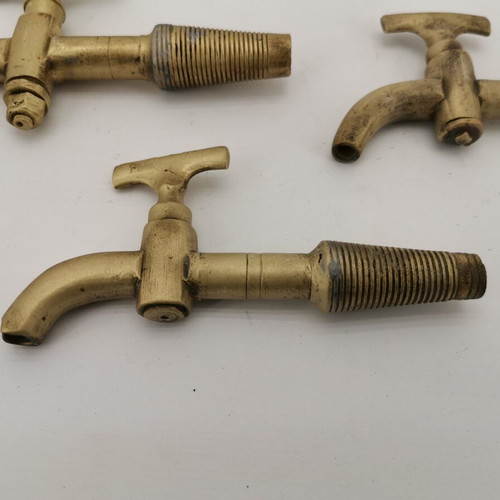Wine barrel taps used, pack of 3 small collectible