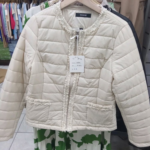 Yookie beige women's Chanel-style jacket new