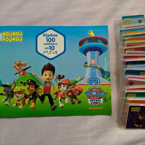 Koukou Roukou Paw Patrol 2020 album new with 54 stickers