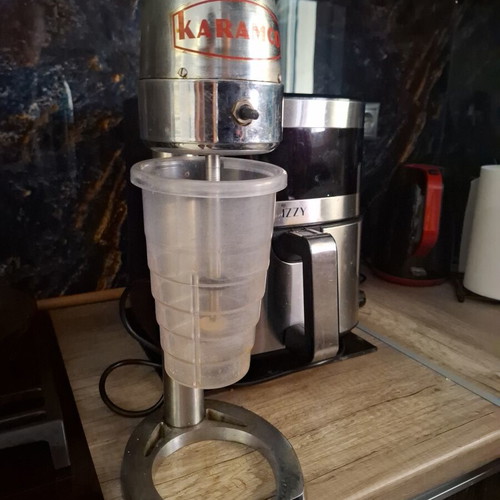 KARAMCO Vintage professional frappe maker used, metal construction