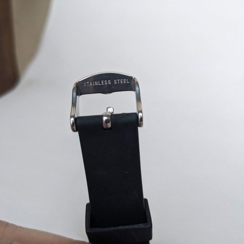 Donna Klein wristwatch used, waterproof with rubber strap