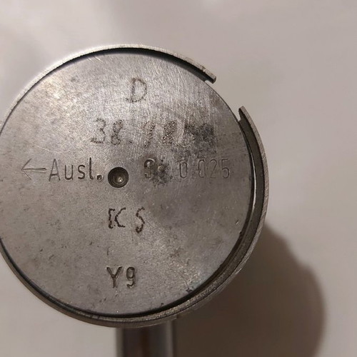 ZUNTAPP piston 38.98 mm new with spring 50cc