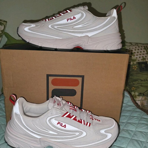 Fila Actix sneakers size 44 new, white and red