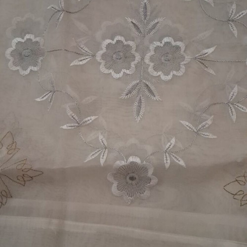 Table linens new, set of 4 with gold and silver embroidery
