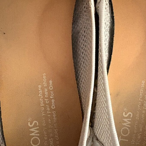 Toms espadrilles silver size 39