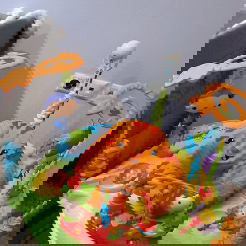 Fisher Price Baby Jumper Jumperoo λιονταράκι με μουσική για 6+ μηνών σαν καινούργιο