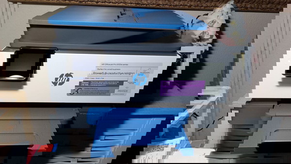 HP цветен двустранен принтер скенер