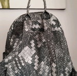 Grey backpack like new with studs
