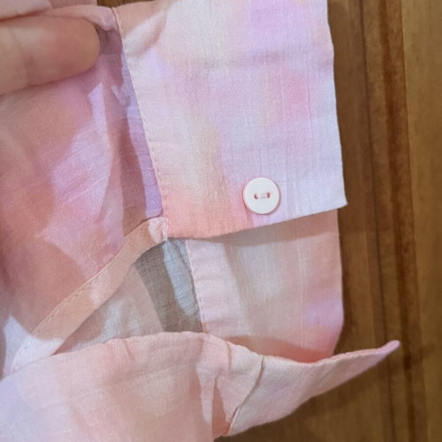 Bershka 100% cotton pink shirt, size S
