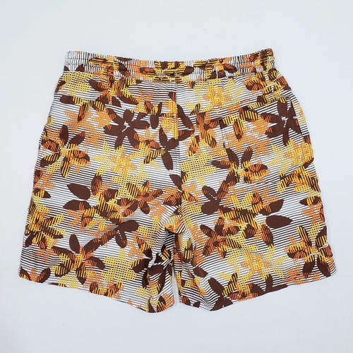 Speedo swim shorts used, size L, orange multicolor
