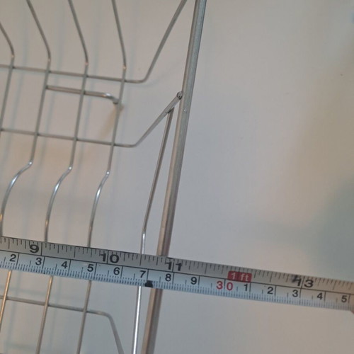 Sanitec Stainless Steel Sink Drainer Silver 28x33cm