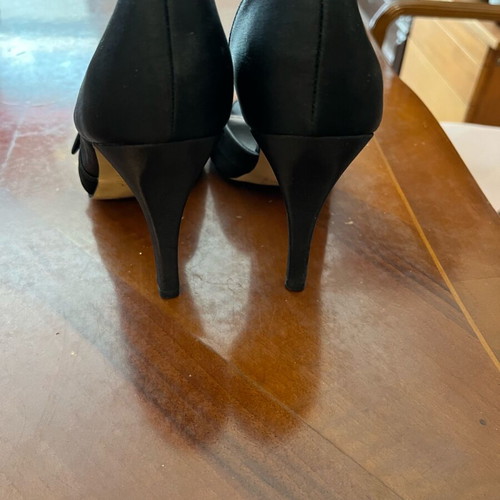Women's shoes like new size 37.5 with 10 cm heels black