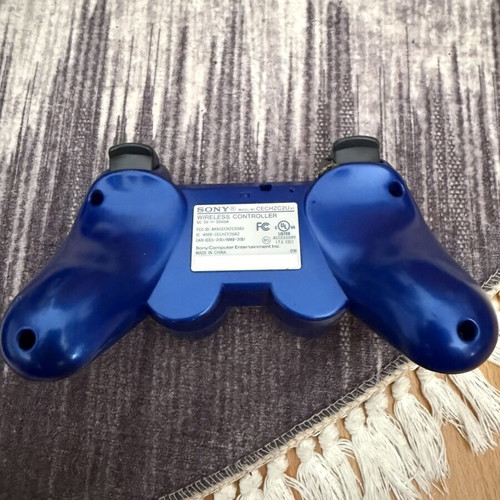 Sony PS3 controller blue used