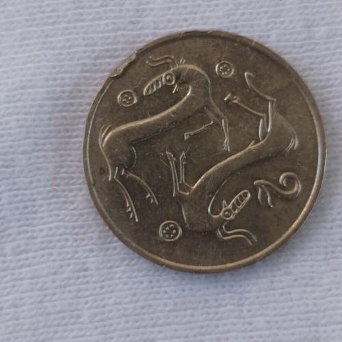 Cyprus coin 1983 used with emblem and independence year