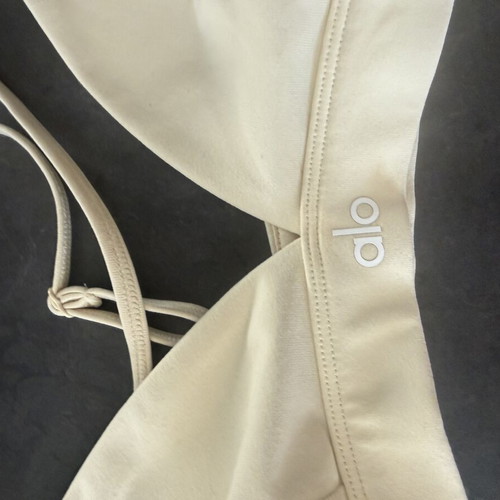 Alo Yoga Bra butter yellow like new, size M