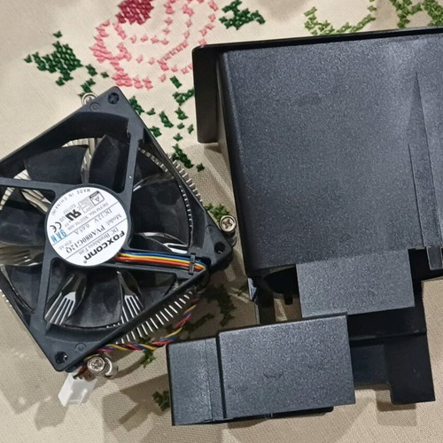 Computer parts slightly used with Dell PSU, Foxconn CPU cooler, Nvidia Geforce GTX 1650 GPU
