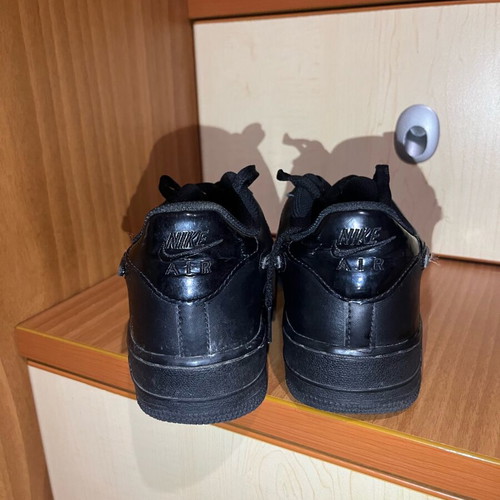 Nike Air Force women's black athletic shoes like new