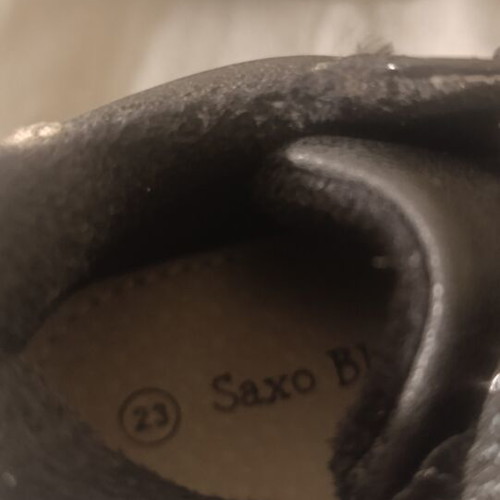 Orchesta/Saxo Blues boots size 23, black and gold