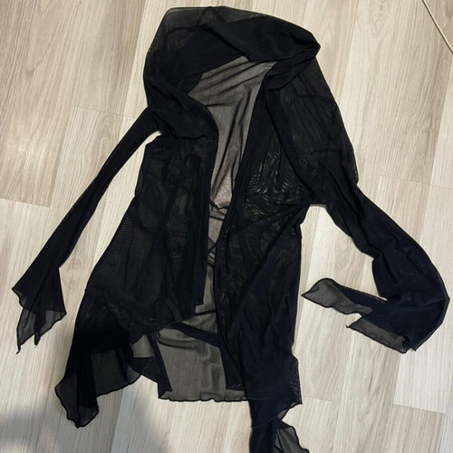 Black transparent top