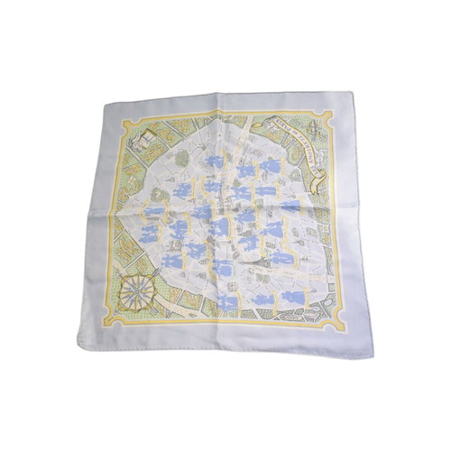 Hermès Paris Les Amoureux De Paris Gavroche silk scarf 45cm, multicolor