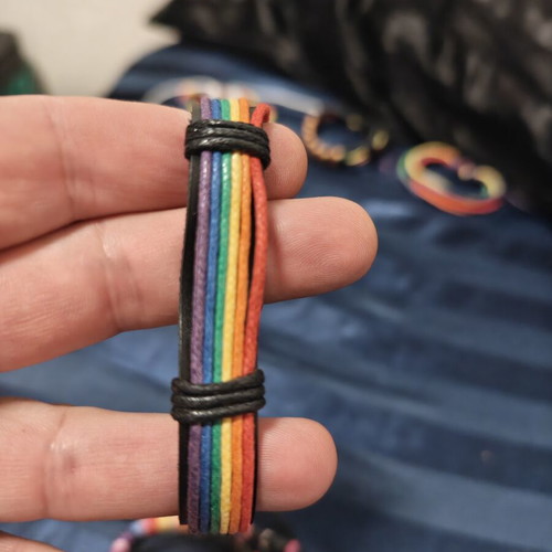 Macrame bracelets new, multicolor and black