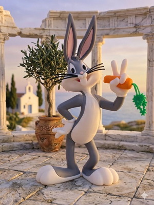 Bugs Bunny 3D figure made to order