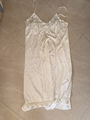 Nightgown M/L, white and beige
