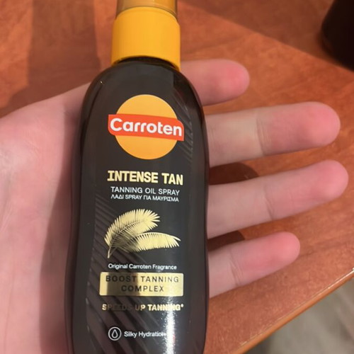 Carroten Intense Tan Oil new