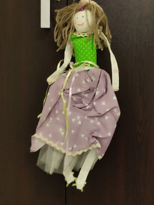 Decorative dolls used, set of 2 pieces