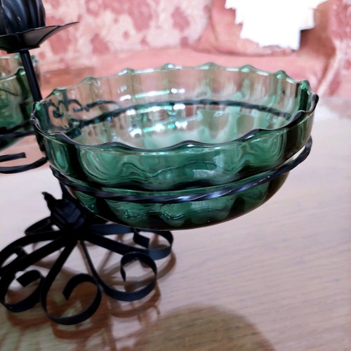Vintage glassware like new with decorative and functional features