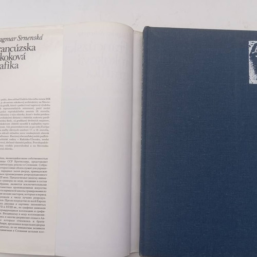 Francúzska rokoková grafika book like new, Tatran
