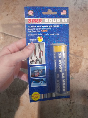 Κόλλα Aqua BORO 33 καινούργια για χρήση μέσα και έξω από το νερό