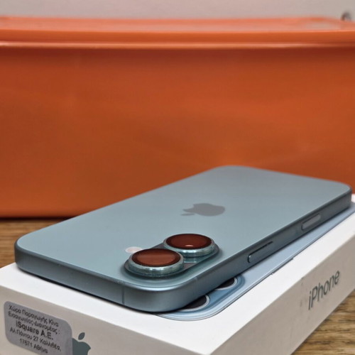 iPhone 16 128GB teal smartphone