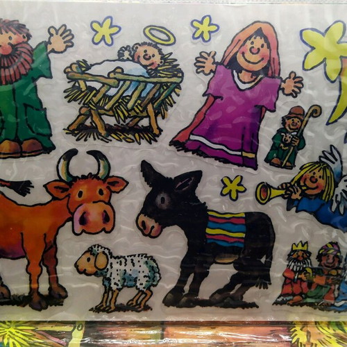 ItsImagical Nativity Scene Stickers 2005 new